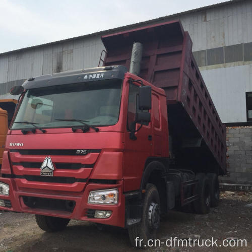 Camions bennes d&#39;occasion 6x4 Howo 375HP